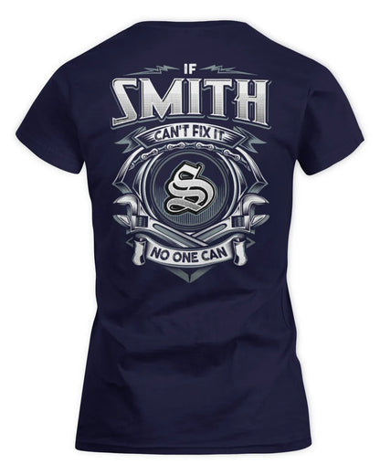SMITH AP81-K4-626 - Personalized Ahmed Quote Apparel “If Ahmed Can't Fix It, No One Can” - Women's Standard T-Shirt - Navy