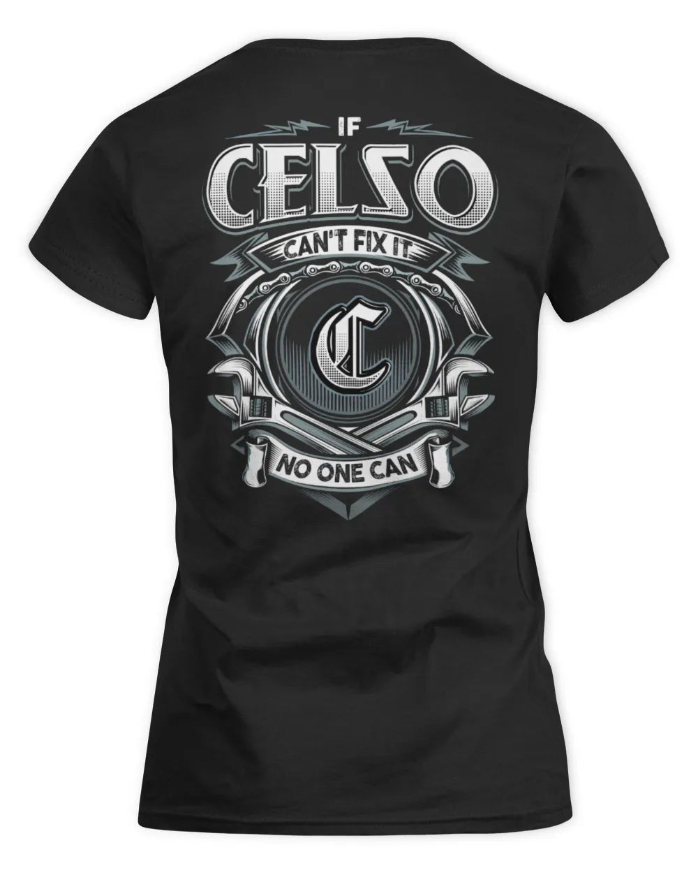 CELSO AP81-K4-626 - Personalized Ahmed Quote Apparel “If Ahmed Can't Fix It, No One Can” - Women's Standard T-Shirt - Black