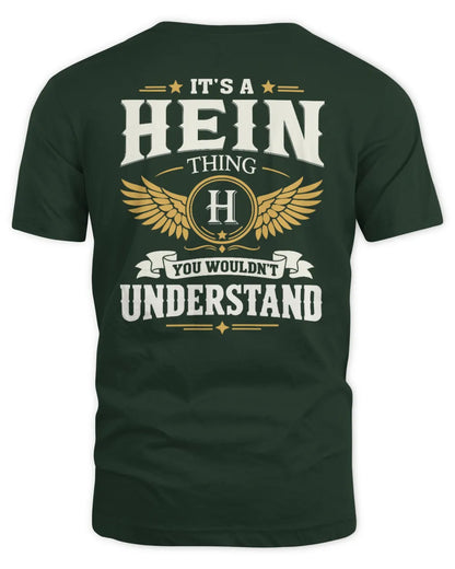 HEIN KT06-M008 It’s a [NAME] Thing – You Wouldn’t Understand | Personalized Vintage T-Shirt - Unisex Standard T-Shirt - Forest Green
