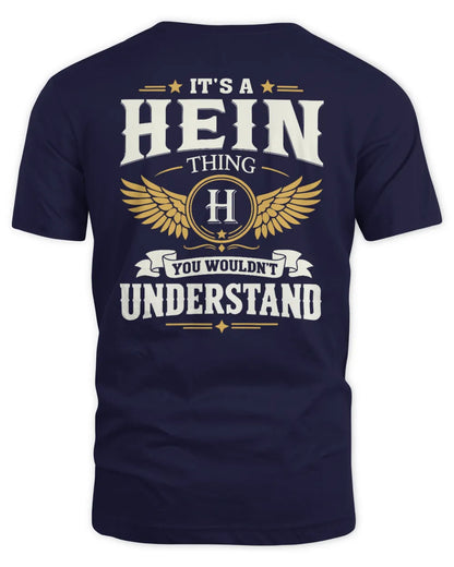 HEIN KT06-M008 It’s a [NAME] Thing – You Wouldn’t Understand | Personalized Vintage T-Shirt - Unisex Standard T-Shirt - Navy