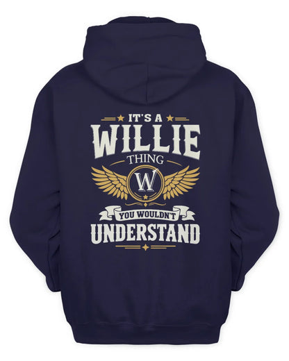 WILLIE KT06-M008 It’s a [NAME] Thing – You Wouldn’t Understand | Personalized Vintage T-Shirt - Unisex Hoodie - Navy
