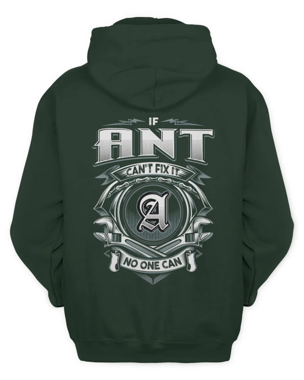 ANT AP81-K4-626 - Personalized Ahmed Quote Apparel “If Ahmed Can't Fix It, No One Can” - Unisex Hoodie - Forest Green
