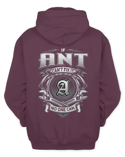 ANT AP81-K4-626 - Personalized Ahmed Quote Apparel “If Ahmed Can't Fix It, No One Can” - Unisex Hoodie - Maroon