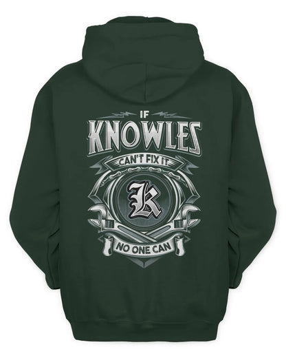 KNOWLES AP81-K4-626 - Personalized Ahmed Quote Apparel “If Ahmed Can't Fix It, No One Can” - Unisex Hoodie - Forest Green