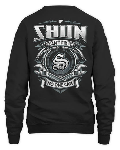 SHUN AP81-K4-626 - Personalized Ahmed Quote Apparel “If Ahmed Can't Fix It, No One Can” - Unisex Sweatshirt - Black