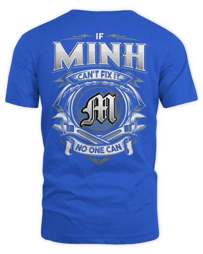 MINH AP81-K4-626 - Personalized Ahmed Quote Apparel “If Ahmed Can't Fix It, No One Can” - Unisex Standard T-Shirt - Royal