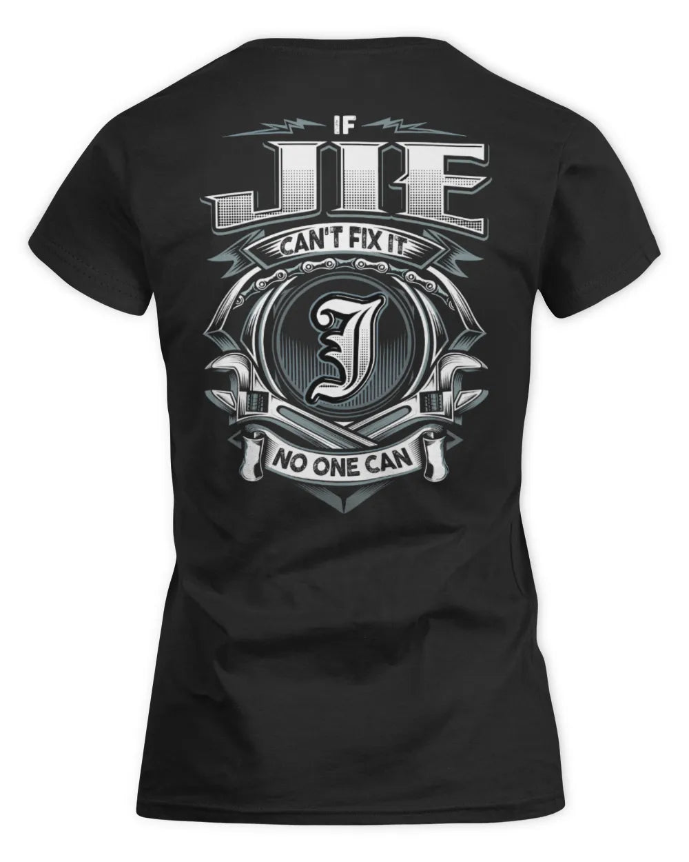 JIE AP81-K4-626 - Personalized Ahmed Quote Apparel “If Ahmed Can't Fix It, No One Can” - Women's Standard T-Shirt - Black