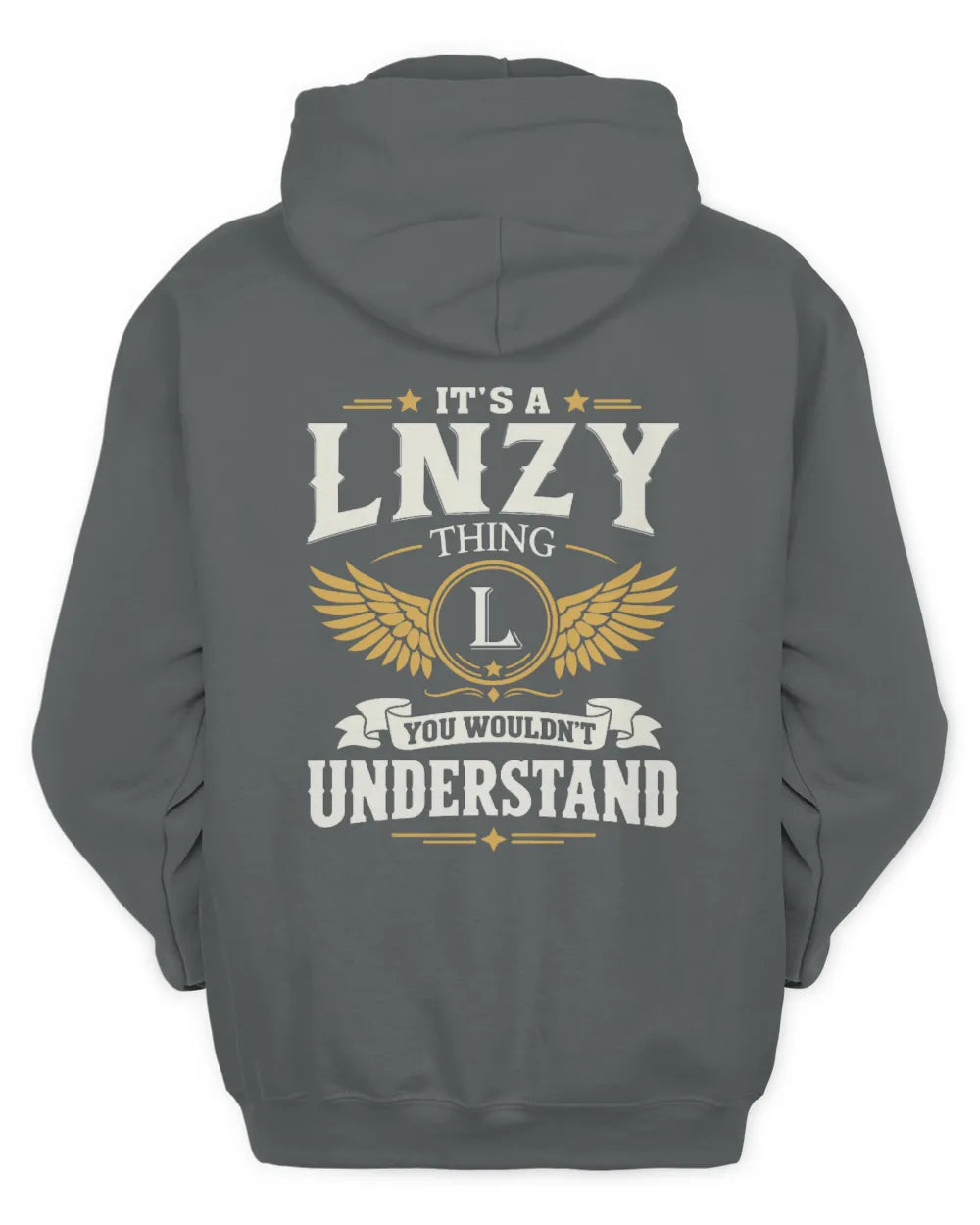 LNZY KT06-M008 It’s a [NAME] Thing – You Wouldn’t Understand | Personalized Vintage T-Shirt - Unisex Hoodie - Charcoal