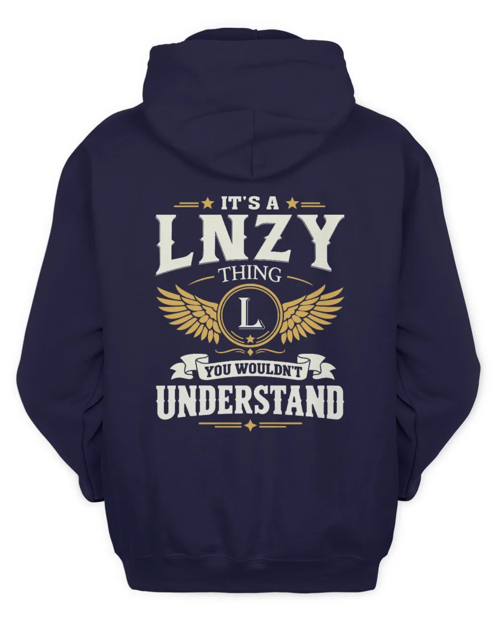 LNZY KT06-M008 It’s a [NAME] Thing – You Wouldn’t Understand | Personalized Vintage T-Shirt - Unisex Hoodie - Navy