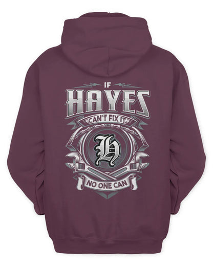 HAYES AP81-K4-626 - Personalized Ahmed Quote Apparel “If Ahmed Can't Fix It, No One Can” - Unisex Hoodie - Maroon