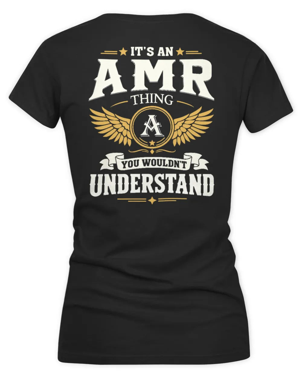 AMR KT06-M008 It’s a [NAME] Thing – You Wouldn’t Understand | Personalized Vintage T-Shirt - Women's V-Neck T-Shirt - Black