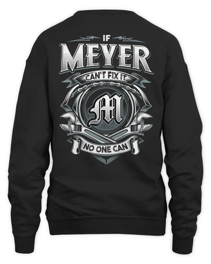 MEYER AP81-K4-626 - Personalized Ahmed Quote Apparel “If Ahmed Can't Fix It, No One Can” - Unisex Sweatshirt - Black