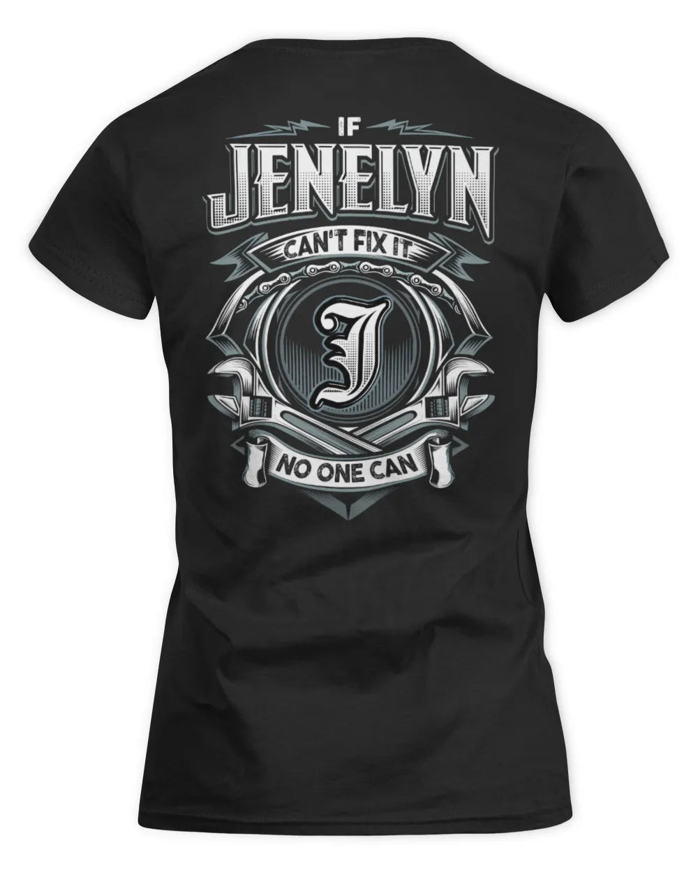 JENELYN AP81-K4-626 - Personalized Ahmed Quote Apparel “If Ahmed Can't Fix It, No One Can” - Women's Standard T-Shirt - Black