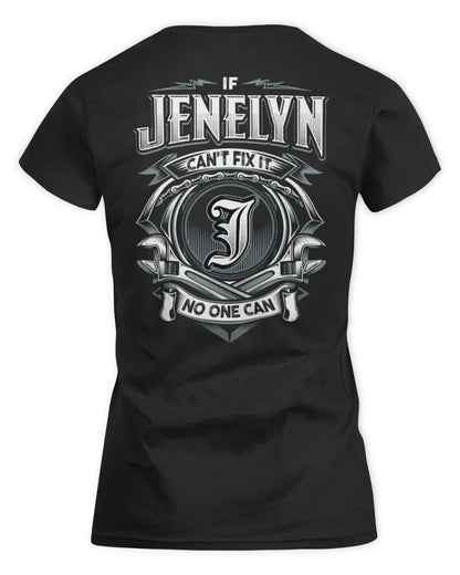 JENELYN AP81-K4-626 - Personalized Ahmed Quote Apparel “If Ahmed Can't Fix It, No One Can” - Women's Standard T-Shirt - Black