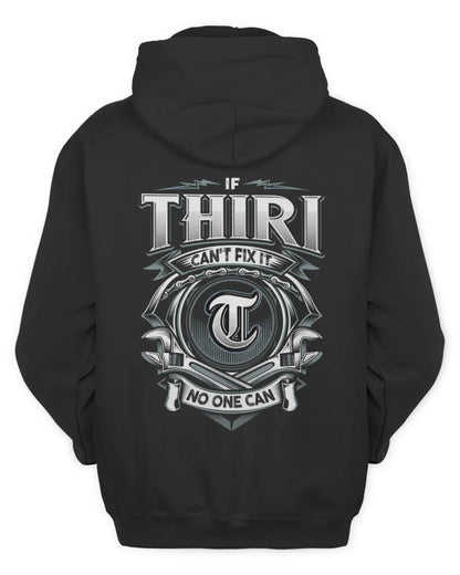 THIRI AP81-K4-626 - Personalized Ahmed Quote Apparel “If Ahmed Can't Fix It, No One Can” - Unisex Hoodie - Black
