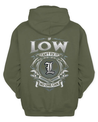 LOW AP81-K4-626 - Personalized Ahmed Quote Apparel “If Ahmed Can't Fix It, No One Can” - Unisex Hoodie - Military Green