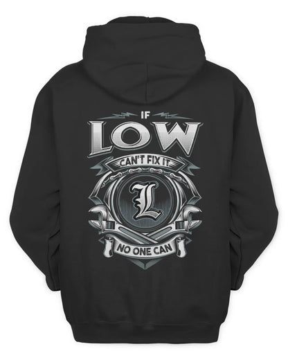 LOW AP81-K4-626 - Personalized Ahmed Quote Apparel “If Ahmed Can't Fix It, No One Can” - Unisex Hoodie - Black