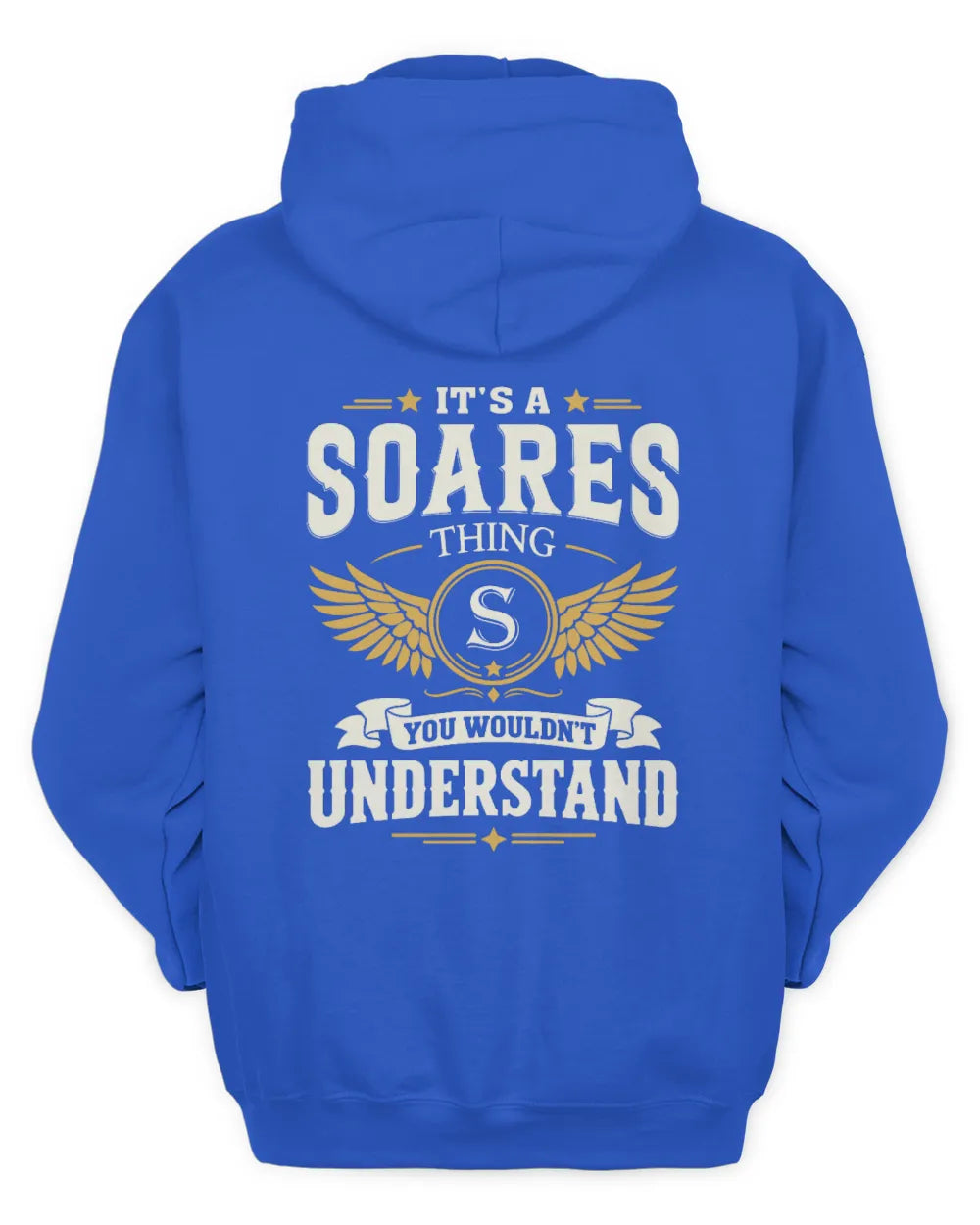 SOARES KT06-M008 It’s a [NAME] Thing – You Wouldn’t Understand | Personalized Vintage T-Shirt - Unisex Hoodie - Royal