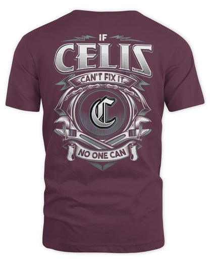 CELIS AP81-K4-626 - Personalized Ahmed Quote Apparel “If Ahmed Can't Fix It, No One Can” - Unisex Standard T-Shirt - Maroon