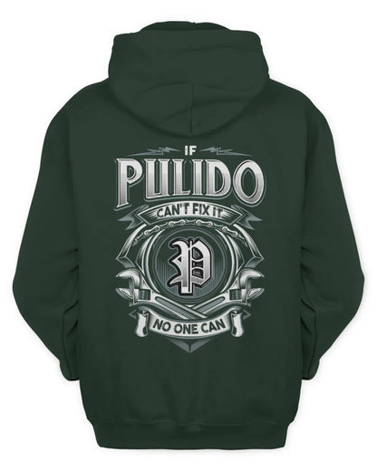 PULIDO AP81-K4-626 - Personalized Ahmed Quote Apparel “If Ahmed Can't Fix It, No One Can” - Unisex Hoodie - Forest Green