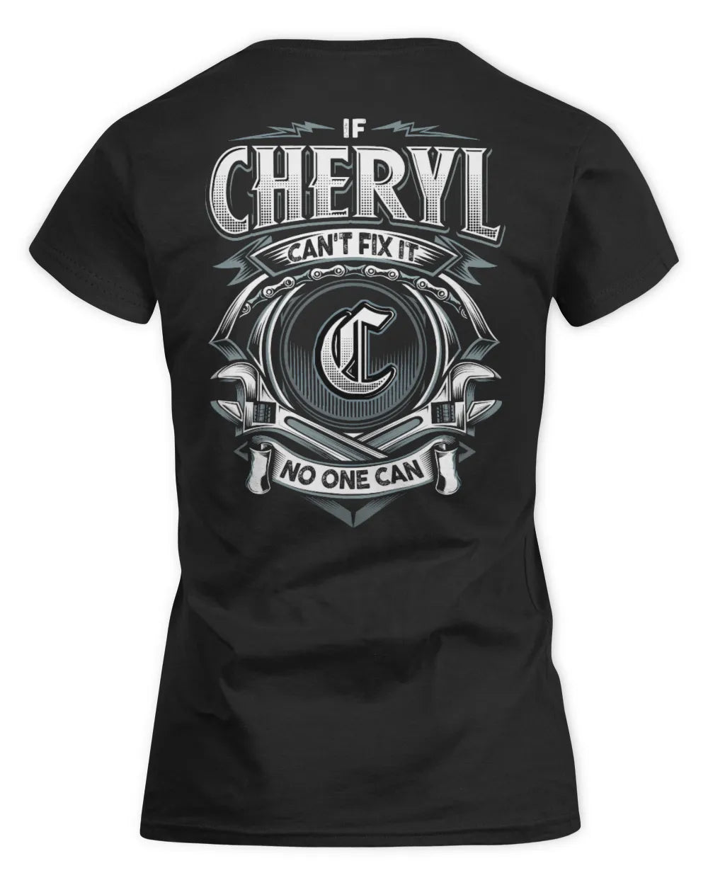 CHERYL AP81-K4-626 - Personalized Ahmed Quote Apparel “If Ahmed Can't Fix It, No One Can” - Women's Standard T-Shirt - Black