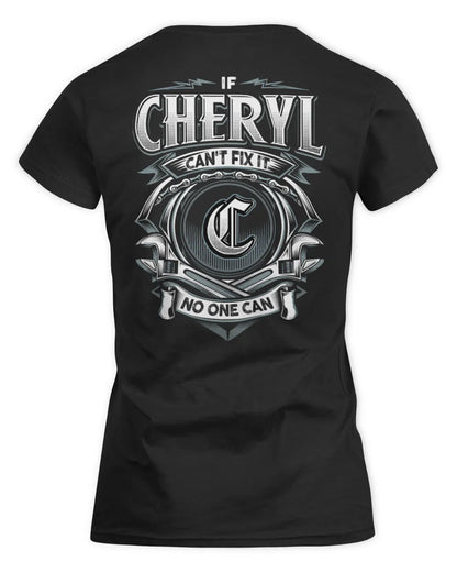CHERYL AP81-K4-626 - Personalized Ahmed Quote Apparel “If Ahmed Can't Fix It, No One Can” - Women's Standard T-Shirt - Black