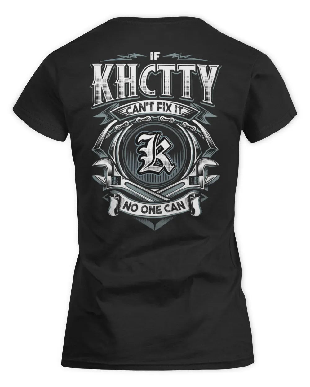 KHCTTY AP81-K4-626 - Personalized Ahmed Quote Apparel “If Ahmed Can't Fix It, No One Can” - Women's Standard T-Shirt - Black