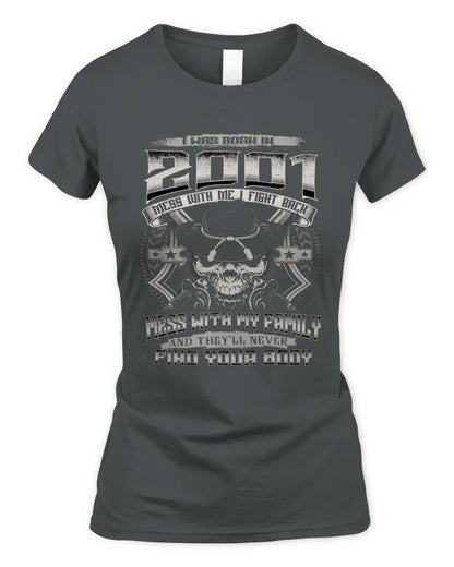 2001 HH89-K2 – Protective Family Quote T-Shirt - Women's Standard T-Shirt - Charcoal