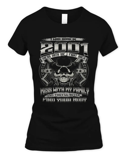 2001 HH89-K2 – Protective Family Quote T-Shirt - Women's Standard T-Shirt - Black