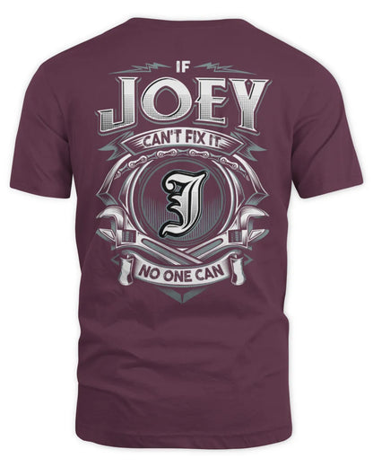 JOEY AP81-K4-626 - Personalized Ahmed Quote Apparel “If Ahmed Can't Fix It, No One Can” - Unisex Standard T-Shirt - Maroon