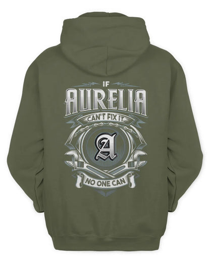 AURELIA AP81-K4-626 - Personalized Ahmed Quote Apparel “If Ahmed Can't Fix It, No One Can” - Unisex Hoodie - Military Green
