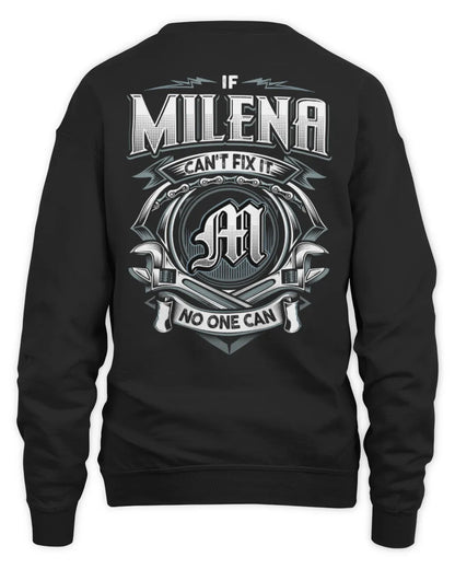 MILENA AP81-K4-626 - Personalized Ahmed Quote Apparel “If Ahmed Can't Fix It, No One Can” - Unisex Sweatshirt - Black