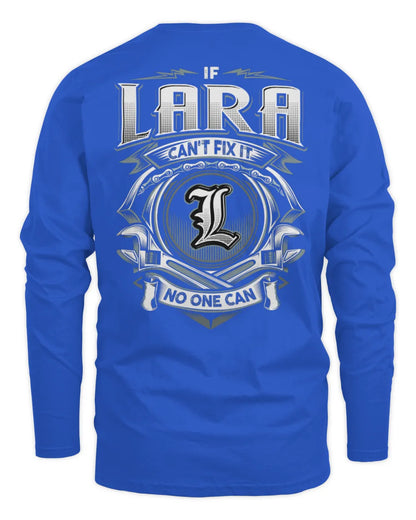 LARA AP81-K4-626 - Personalized Ahmed Quote Apparel “If Ahmed Can't Fix It, No One Can” - Men's Long Sleeved T-Shirt - Royal