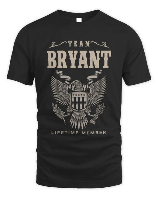 BRYANT TP06-K82 – Personalized Classic Style Apparel “Team NAME Lifetime Member”