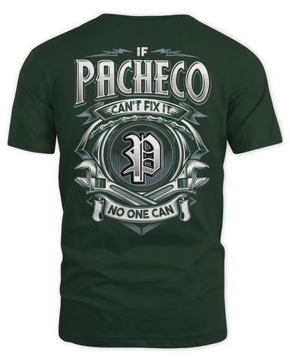 PACHECO AP81-K4-626 - Personalized Ahmed Quote Apparel “If Ahmed Can't Fix It, No One Can” - Unisex Standard T-Shirt - Forest Green