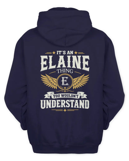 ELAINE KT06-M008 It’s a [NAME] Thing – You Wouldn’t Understand | Personalized Vintage T-Shirt - Unisex Hoodie - Navy