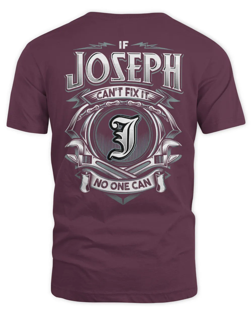 JOSEPH AP81-K4-626 - Personalized Ahmed Quote Apparel “If Ahmed Can't Fix It, No One Can” - Unisex Standard T-Shirt - Maroon