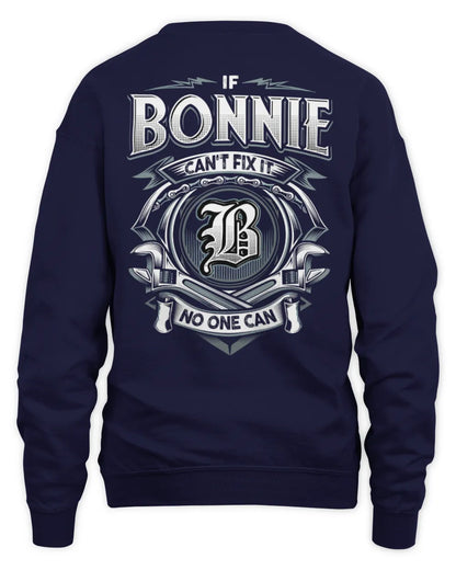 BONNIE AP81-K4-626 - Personalized Ahmed Quote Apparel “If Ahmed Can't Fix It, No One Can” - Unisex Sweatshirt - Navy