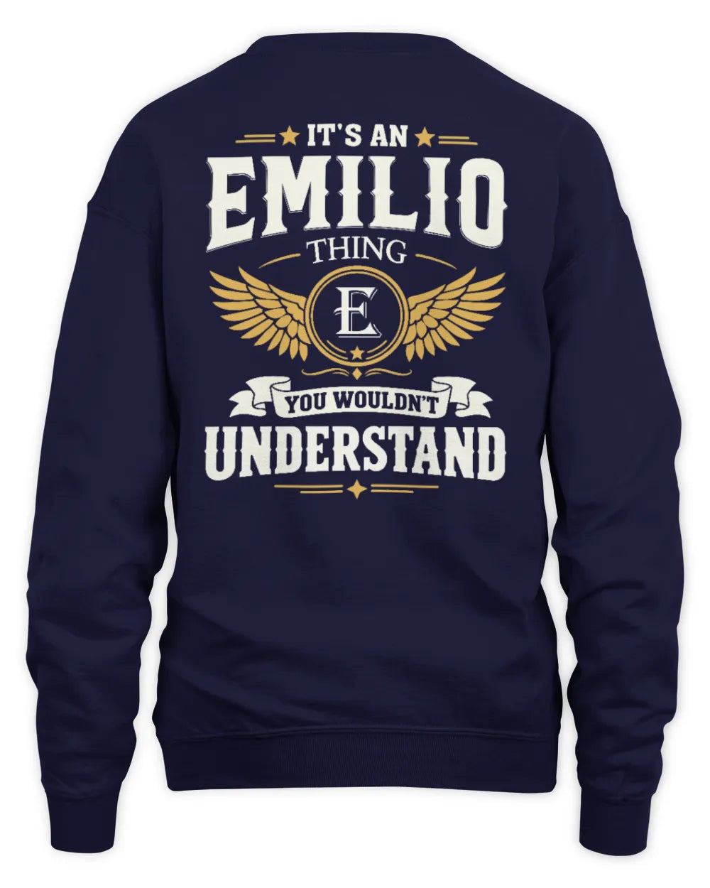 EMILIO KT06-M008 It’s a [NAME] Thing – You Wouldn’t Understand | Personalized Vintage T-Shirt - Unisex Sweatshirt - Navy