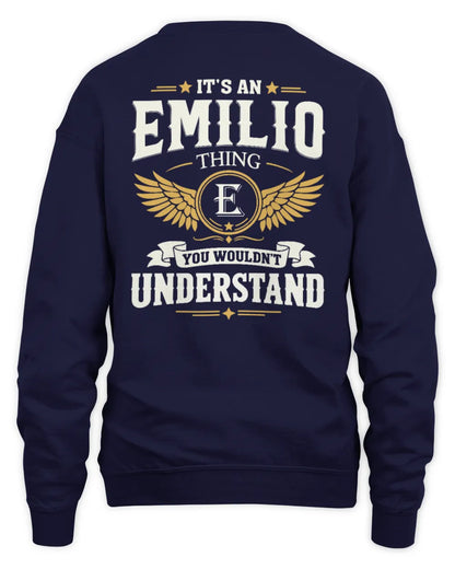 EMILIO KT06-M008 It’s a [NAME] Thing – You Wouldn’t Understand | Personalized Vintage T-Shirt - Unisex Sweatshirt - Navy
