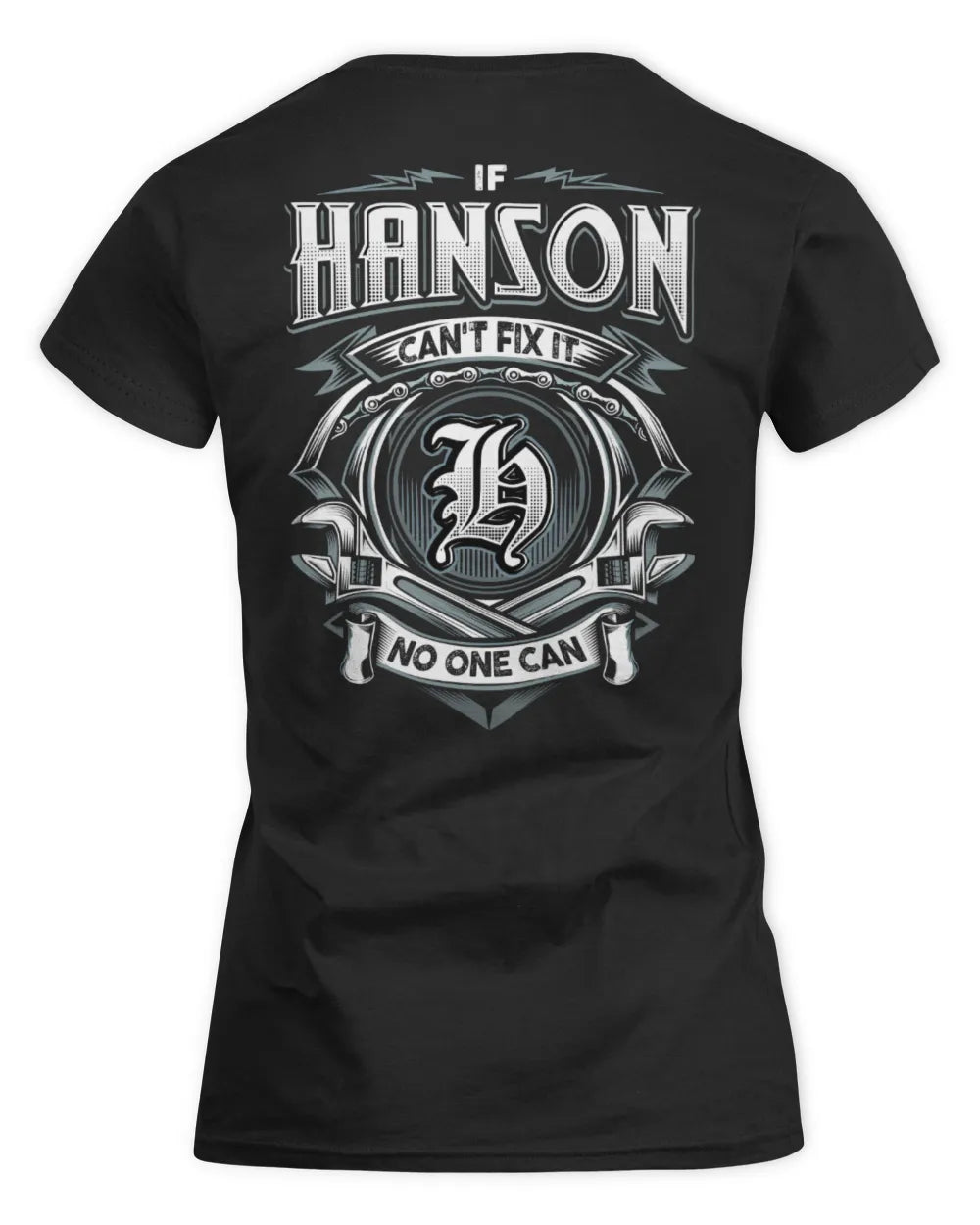 HANSON AP81-K4-626 - Personalized Ahmed Quote Apparel “If Ahmed Can't Fix It, No One Can” - Women's Standard T-Shirt - Black