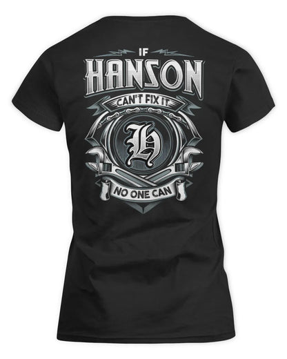 HANSON AP81-K4-626 - Personalized Ahmed Quote Apparel “If Ahmed Can't Fix It, No One Can” - Women's Standard T-Shirt - Black