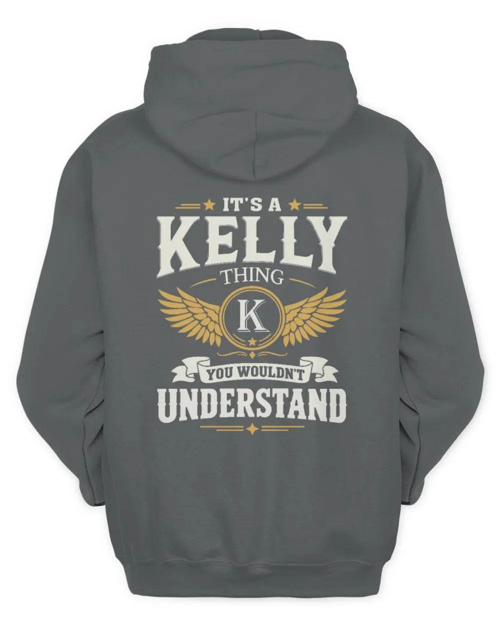 KELLY KT06-M008 It’s a [NAME] Thing – You Wouldn’t Understand | Personalized Vintage T-Shirt - Unisex Hoodie - Charcoal