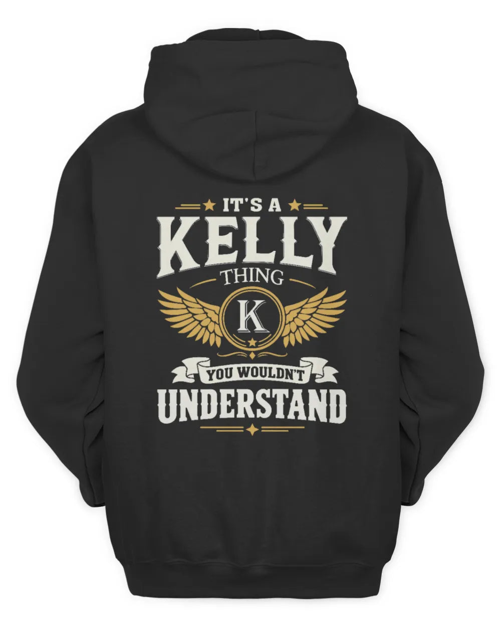KELLY KT06-M008 It’s a [NAME] Thing – You Wouldn’t Understand | Personalized Vintage T-Shirt - Unisex Hoodie - Black