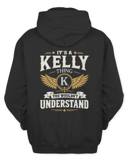 KELLY KT06-M008 It’s a [NAME] Thing – You Wouldn’t Understand | Personalized Vintage T-Shirt - Unisex Hoodie - Black