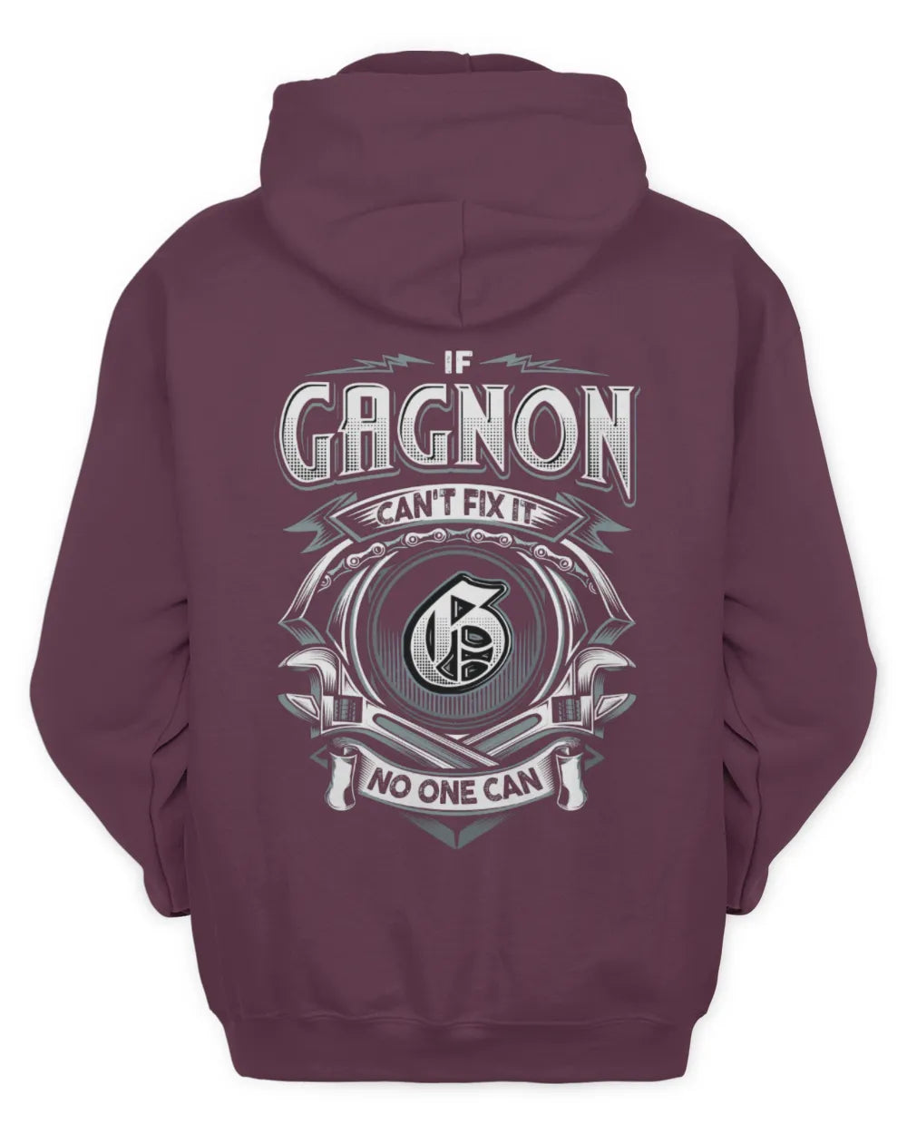 GAGNON AP81-K4-626 - Personalized Ahmed Quote Apparel “If Ahmed Can't Fix It, No One Can” - Unisex Hoodie - Maroon