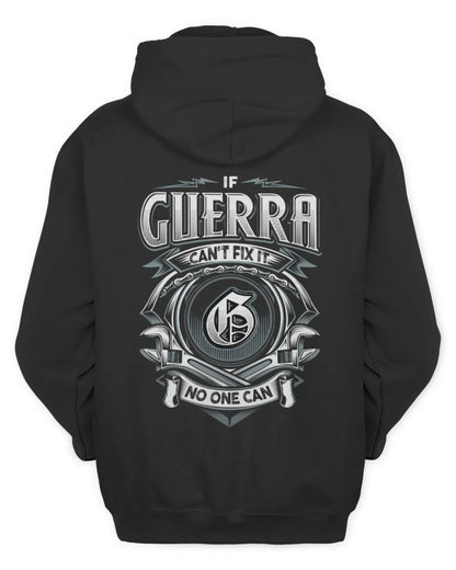 GUERRA AP81-K4-626 - Personalized Ahmed Quote Apparel “If Ahmed Can't Fix It, No One Can” - Unisex Hoodie - Black