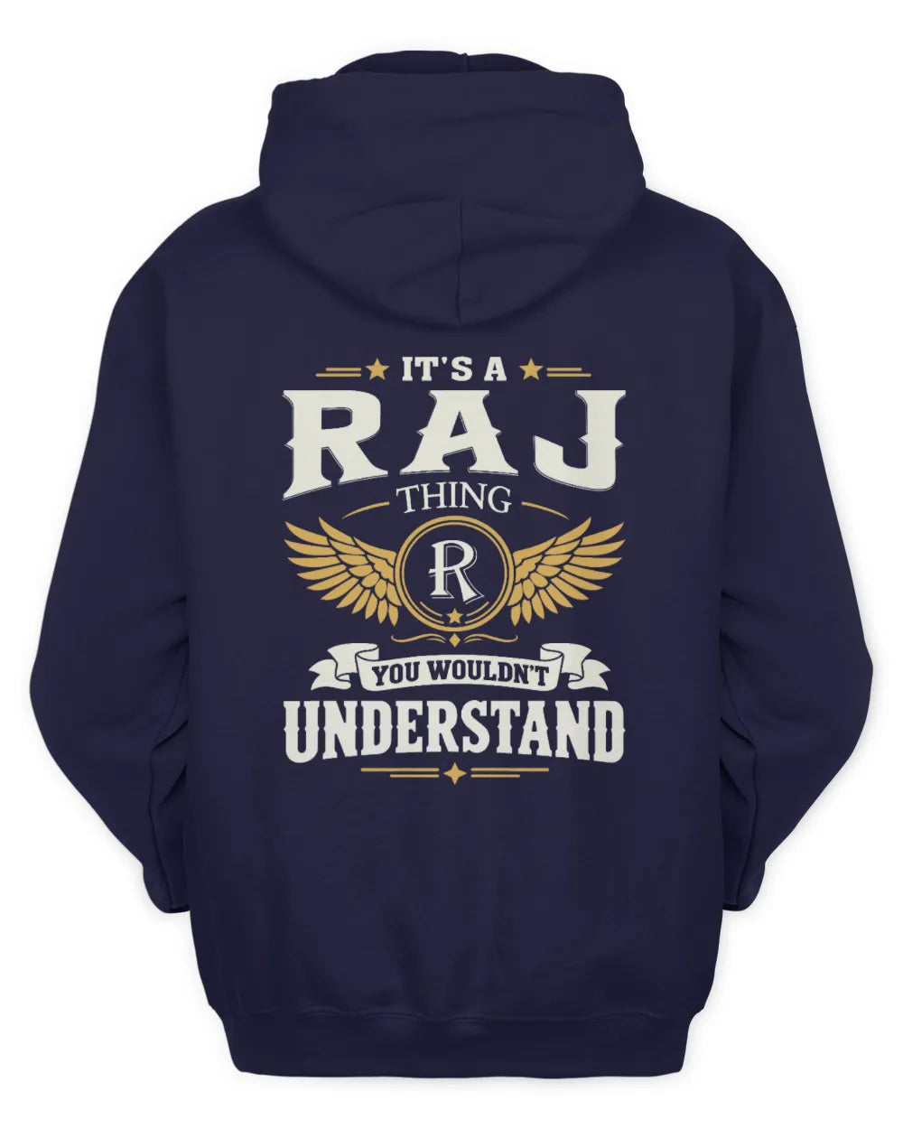 RAJ KT06-M008 It’s a [NAME] Thing – You Wouldn’t Understand | Personalized Vintage T-Shirt - Unisex Hoodie - Navy