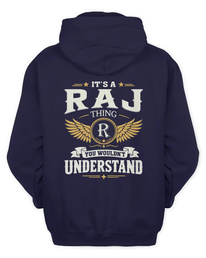 RAJ KT06-M008 It’s a [NAME] Thing – You Wouldn’t Understand | Personalized Vintage T-Shirt - Unisex Hoodie - Navy