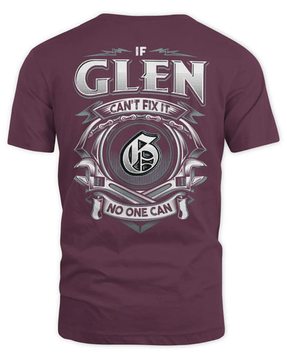 GLEN AP81-K4-626 - Personalized Ahmed Quote Apparel “If Ahmed Can't Fix It, No One Can” - Unisex Standard T-Shirt - Maroon